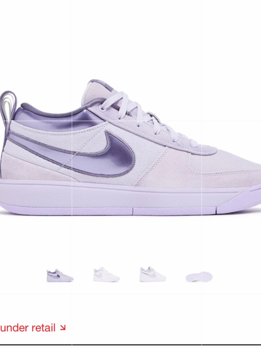 Nike chapter 1 devin booker light purple 96 shoes